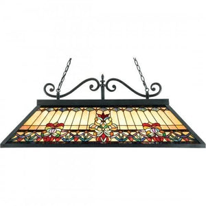 Quoizel TFBF348VB Belle Fleur Chandelier tif vint brnz Island Light