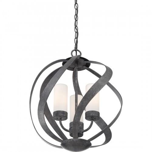 Quoizel BMS2816OK Blacksmith Pendant 3 lights old black Pendant
