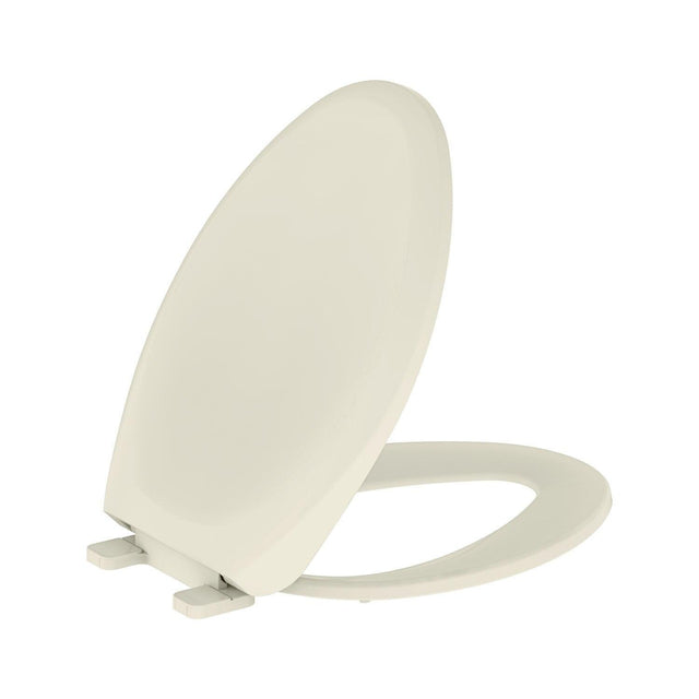 Gerber G0099216 White Adjustable Standard Elongated Toilet Seat With Cover