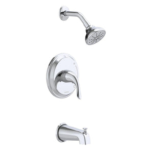 Gerber G00G9155TC Chrome Viper Single Handle Tub & Shower Trim Kit & Treysta C...