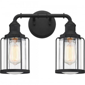 Quoizel LUD8615EK Ludlow Bath 2 light earth black Bath Light