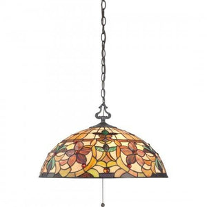 Quoizel TF878CVB Kami Pendant tif vintage bronze 20" Pendant