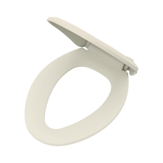 Gerber G0099216 White Adjustable Standard Elongated Toilet Seat With Cover