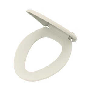 Gerber G009921609 Biscuit Adjustable Standard Elongated Toilet Seat With Cover