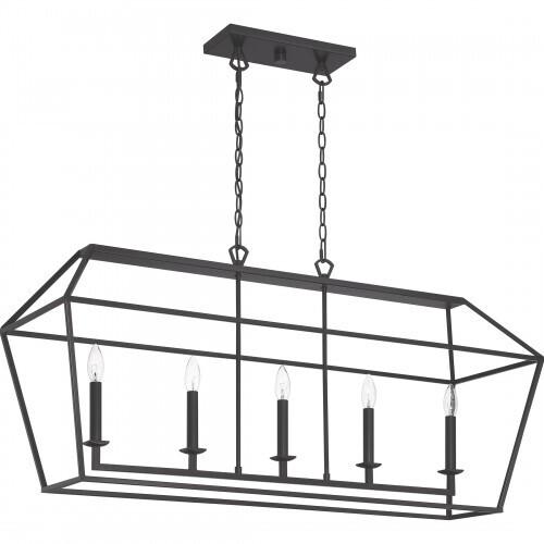 Quoizel AVY542PN Aviary Island 5 light palladian bronze Island Light