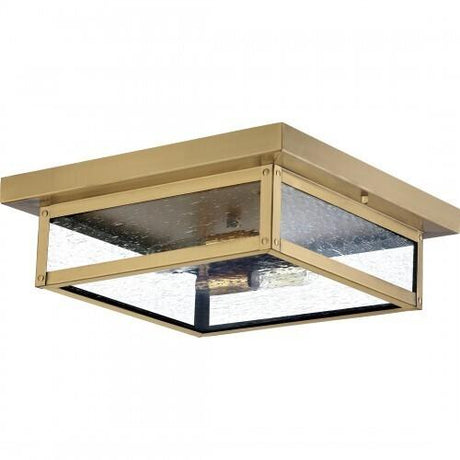 Quoizel WVR1312A Westover Flush mount 2 lights antique brass Flush Mount