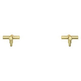 Tenet 2-Handle Cross handle Kit in Brushed Gold