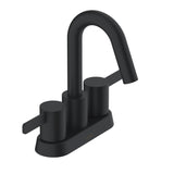 Gerber D301130BS Satin Black Amalfi Two Handle Centerset Lavatory Faucet