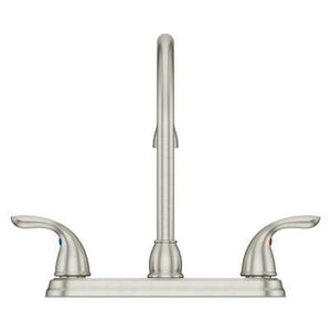 Pfister Brushed Nickel Pfirst Series 2-handle Kitchen Faucet G136-200S