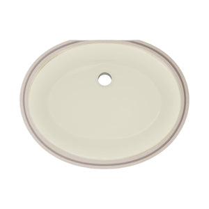 Gerber G0012780 White Luxoval Oval Standard Undercounter Bathroom Sink