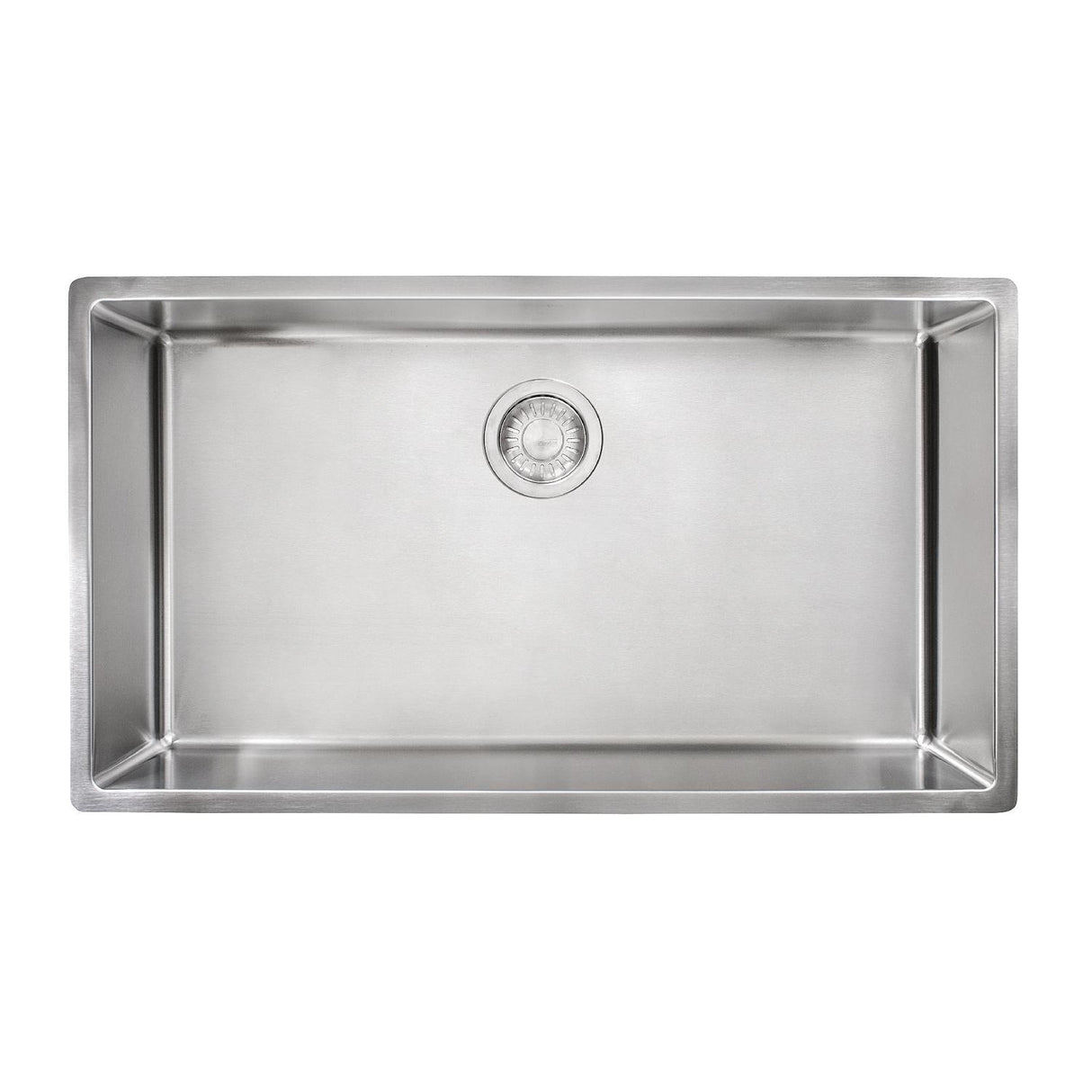 FRANKE CUX11030 Cube 31.5-in. x 17.7-in. 18 Gauge Stainless Steel Undermount Single Bowl Kitchen Sink - CUX11030 In Pearl