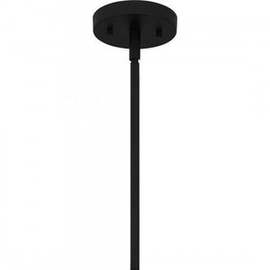 Quoizel PNG638MBK Penning Linear chandelier 6 lights matte black Island Light