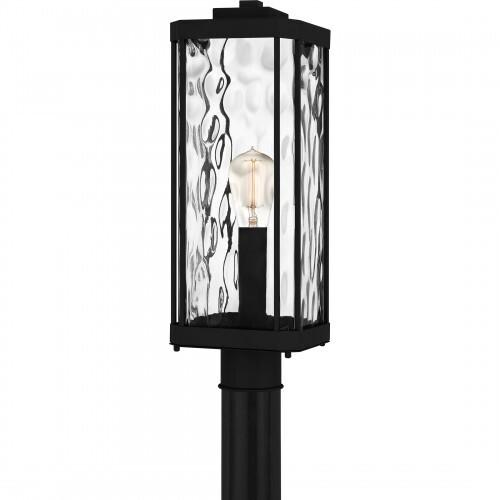 Quoizel BCR9007MBK Balchier Outdoor post 1 light matte black Outdoor Lantern