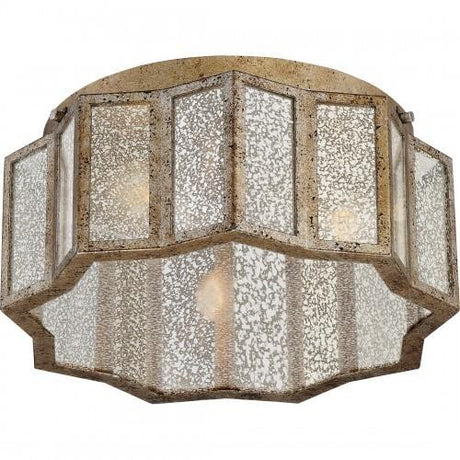 Quoizel SRE1616AGL Shrine Flush mount 16"d aged gold Flush Mount