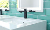 Deckard Single Control 4" Centerset Bathroom Faucet in Matte Black