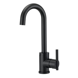 Gerber D150558BS Satin Black Parma Single Handle Bar Faucet