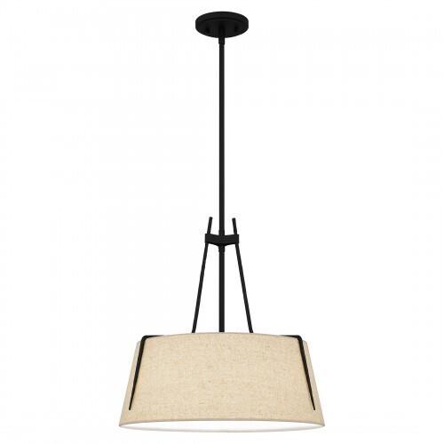 Quoizel LOA2818MBK Leona Pendant 3 lights matte black Pendant