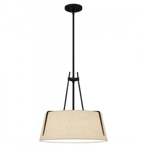 Quoizel LOA2818MBK Leona Pendant 3 lights matte black Pendant