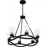 Quoizel OLK5025EK Overlook Chandelier 6 lights earth black Chandelier