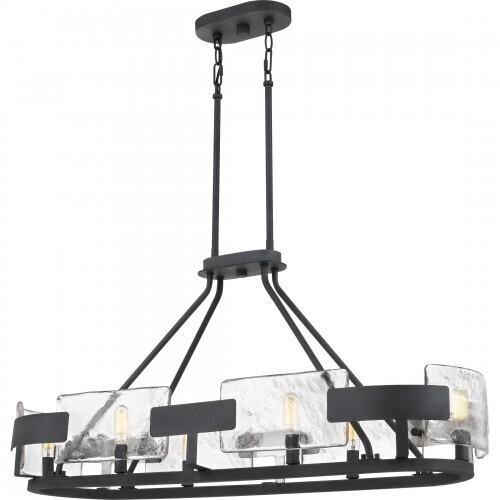 Quoizel STM638BA Stratum Island 6 light royal ebony Island Light