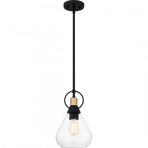 Quoizel QPP6187MBK Quoizel Piccolo Pendant Mini pendant 1 light matte black Mini Pendant