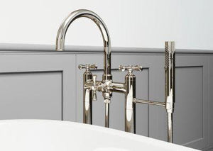 Pfister Polished Nickel Tisbury Free Standing Tub Filler LG6-1TBD
