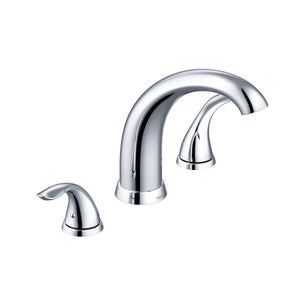 Gerber G00G8307BN Brushed Nickel Viper Two Handle Roman Tub Trim Kit W/out Spray