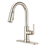 Pfister Polished Nickel 1-handle Pull-down Kitchen Faucet