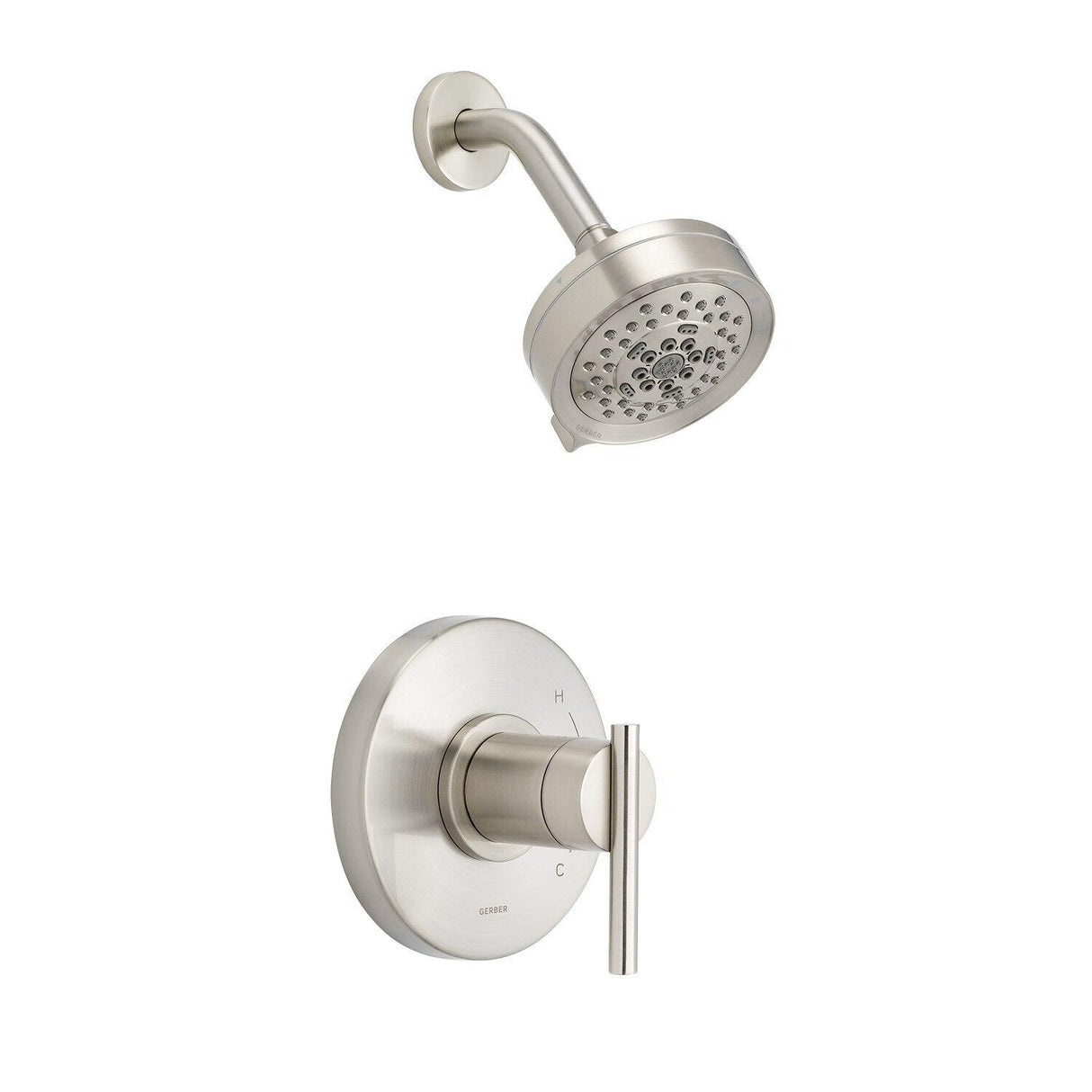 Gerber D511558BNTC Brushed Nickel Parma Shower-only Trim Kit, 1.75GPM