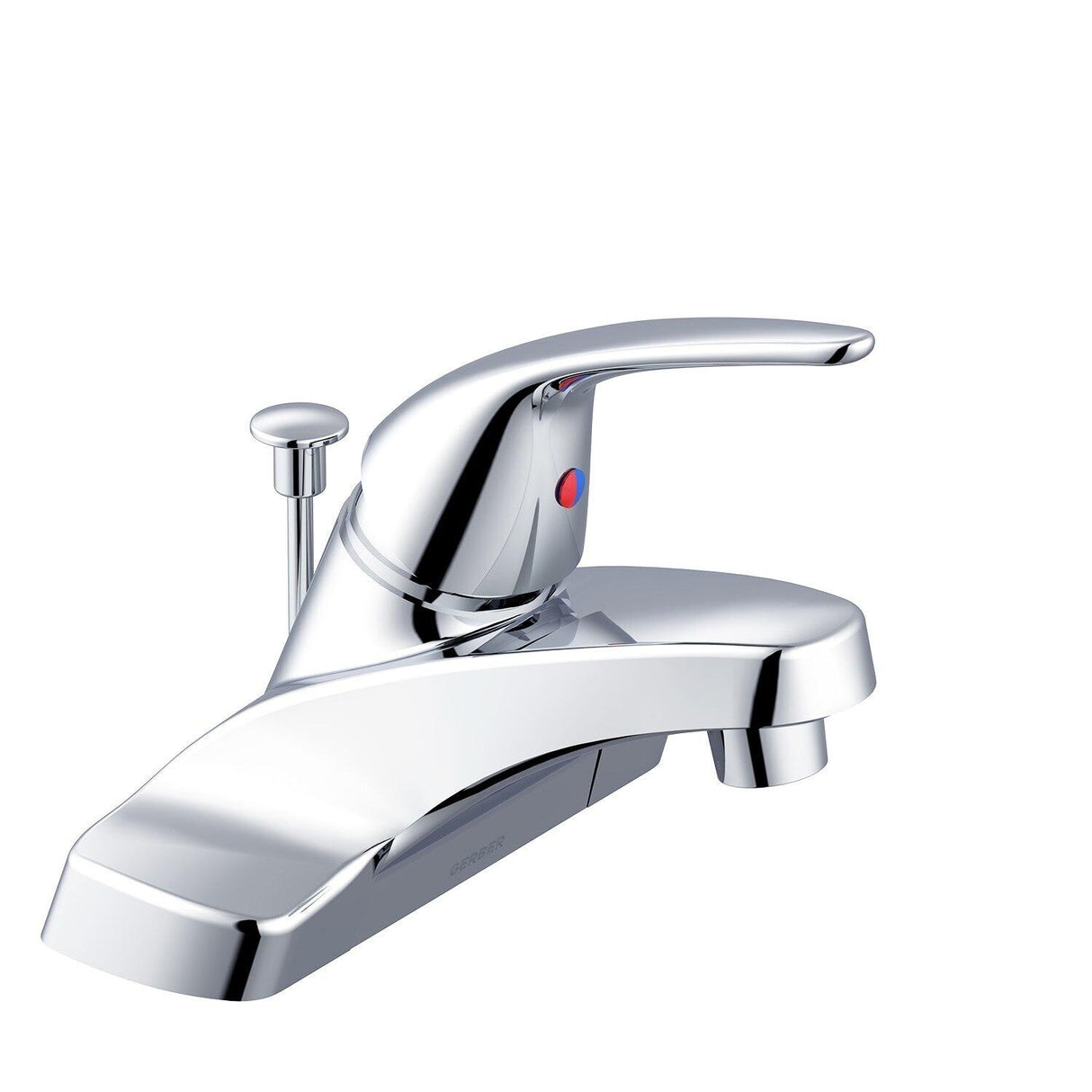 Gerber G0040115W Chrome Maxwell Se Single Handle Lavatory Faucet W/ Metal Pop-up ...