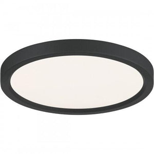 Quoizel OST1711EK Outskirts Flush mount led light earth black Flush Mount