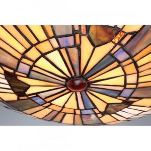 Quoizel TFIK1617VA Inglenook Flush-mount 17"d tiffany Flush Mount