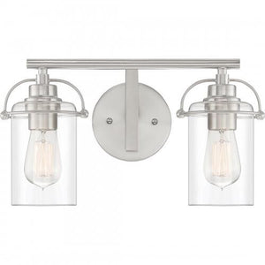 Quoizel EMR8602BN Emerson Bath 2 light brushed nickel Bath Light
