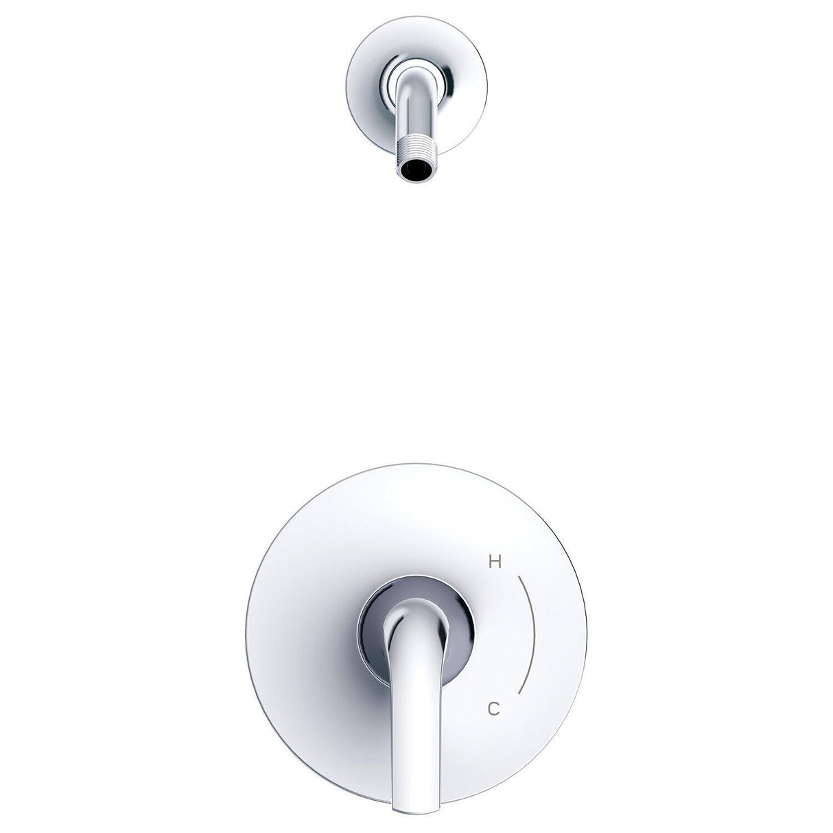 Gerber D500534LSBNTC Brushed Nickel Lemora Shower-only Trim Kit, Without Showerhead