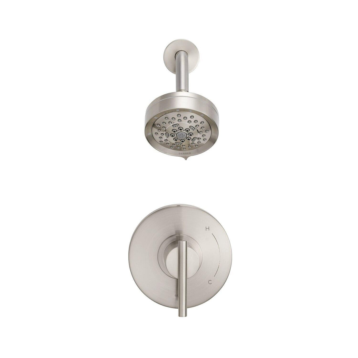 Gerber D511558BNTC Brushed Nickel Parma Shower-only Trim Kit, 1.75GPM