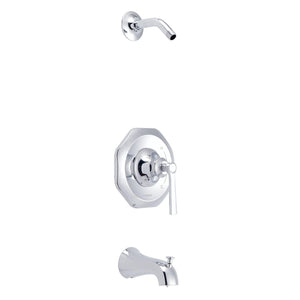 Gerber D500028LSTC Chrome Draper Tub & Shower Trim Kit, Without Showerhead