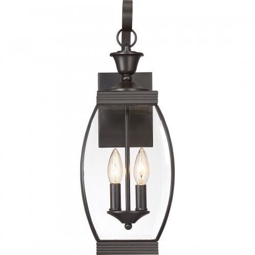 Quoizel OAS8408Z Oasis Outdoor wall medc brnz 7.5"w Outdoor Lantern