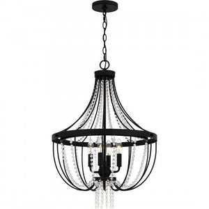 Quoizel ADL2820MBK Adelaide Pendant 4 lights matte black Pendant