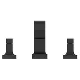 Verve 2-Handle Deck Mounted Roman Tub Trim without Handles in Matte Black