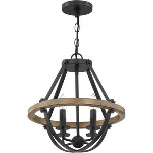 Quoizel BRL2816EK Bartlett Pendant 4 light earth black Pendant