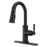 Pfister Tuscan Bronze 1-handle Pull-down Bar/prep Kitchen Faucet