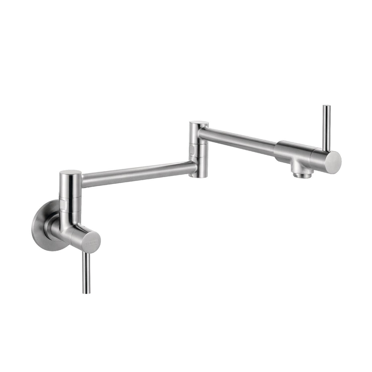 FRANKE STL-PF-304 Steel Series Two Handle Wall Mounted Pot Filler In Stainless Steel