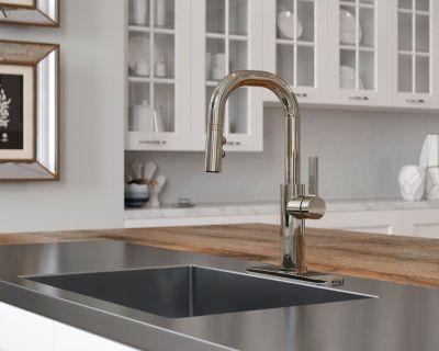Pfister Polished Nickel 1-handle Pull-down Bar/prep Kitchen Faucet