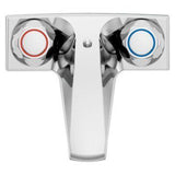 Pfirst Series 2-Handle 4" Centerset Bathroom Faucet in Polished Chrome