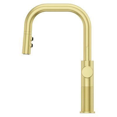 Pfister Brushed Gold 1-handle Pull-down Kitchen Faucet