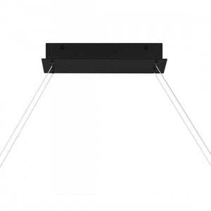 Quoizel PCSTG138MBK Saratoga Linear chandelier led light matte black Island Light