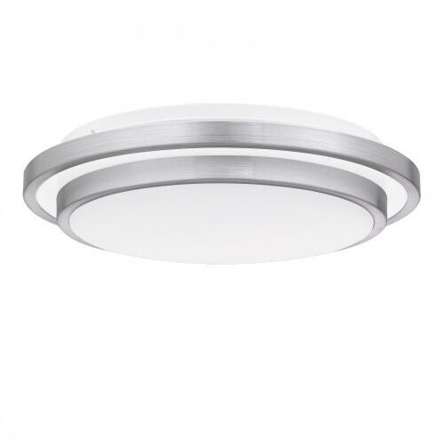 Quoizel IVG1614BRA Irving Flushmount led brushed aluminum Semi-Flush Mount