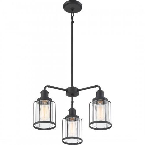 Quoizel LUD5020EK Ludlow Chandelier 3 light earth black Chandelier