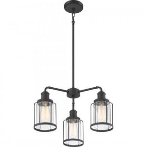 Quoizel LUD5020EK Ludlow Chandelier 3 light earth black Chandelier