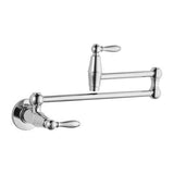 Pfister Polished Chrome Port Haven Wall Mount Pot Filler